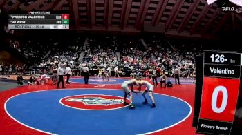 126-4A Cons. Semi - Preston Valentine, Flowery Branch vs AJ West, Benedictine Military School