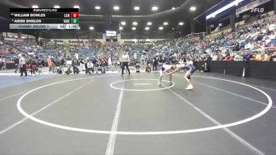 126 lbs Champ. Round 1 - Aiden Shields, Valley Center vs William Bowles, Lenexa - St. James Academy HS