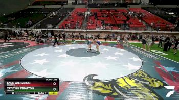 116-125 lbs Semifinal - Sage Wierzbicki, Montana vs Taylynn Stratton, Oregon