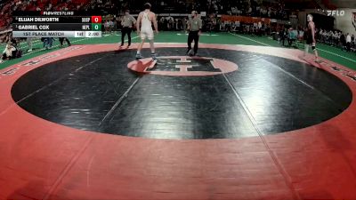 3A 190 lbs 1st Place Match - Gabriel Cox, New Plymouth vs Elijah Dilworth, Soda Springs