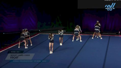 Mount Laurel Cheer - Frost [2025 L1 Performance Rec - 14Y (NON) - Small Day 1] 2025 The Quest