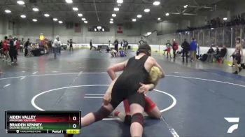 195 lbs Cons. Round 3 - Aiden Valley, Kingsford Youth WC vs Braiden Kenney, Eastern Region Affiliated