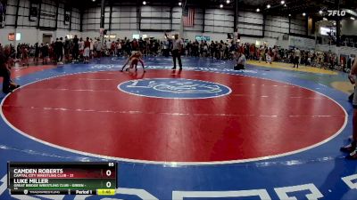 85 lbs Round 4 (6 Team) - Camden Roberts, CAPITAL CITY WRESTLING CLUB vs Luke Miller, GREAT BRIDGE WRESTLING CLUB - GREEN