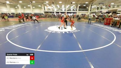 160 lbs Quarterfinal - Edjiani Monteiro, Providence County WC vs Gabriella Ramos, Agawam