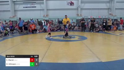 56 lbs Round 2 - Ellie Marsh, Valkyrie Girls WC vs Raelynn Hillmann, Lunatics