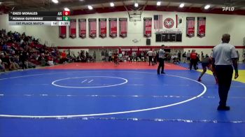 157 lbs 1st Place Match - Enzo Morales, Arizona Christian vs Roman Gutierrez, Fresno City College