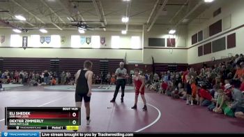 PW-19 lbs Round 4 - Eli Shedek, Linn-Mar Lions vs Dexter Zimmerly, Indee Mat Club