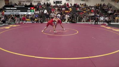 157 lbs Cons. Semi - Griffin Laplante, St Francis vs Zeno Moore, Lake Highland Prep