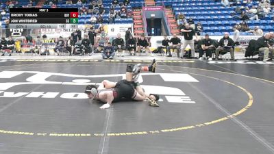 133 lbs Consy Rd I - Brody Tobias, Boyertown Area vs Jon Whitbred, State College Area