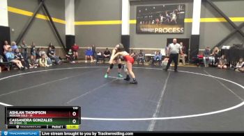 130 lbs Placement (4 Team) - Cassandra Gonzales, MN Storm vs Ashlan Thompson, Missouri Gold