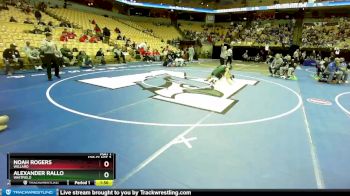 138 Class 3 lbs Champ. Round 1 - Alexander Rallo, Whitfield vs Noah Rogers, Willard