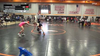 N-17 lbs Semifinal - Coehn Wilson, Big Game Wrestling Club vs Jack Crosser, Hammerin Hawks