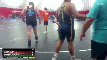 285 lbs Round 4 (6 Team) - Tyler Lease, Canton C-Hawks B vs Aquinas Athlete, Glenbrook South