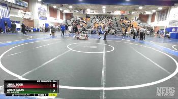 144 lbs Cons. Round 5 - Jibril Sood, Laguna Hills vs Adam Salas, Los Alamitos