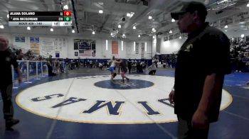 140 lbs Cons. Round 2 - Ava McGowan, South Hills vs Alana Solano, Alta Loma