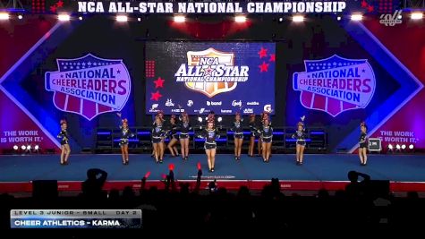Cheer Athletics - Karma [2026 L3 Junior - Small Day 2] 2026 NCA All-Star National Championship