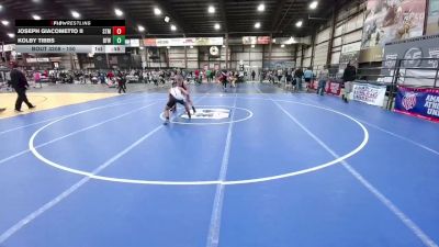 150 lbs Cons. Round 2 - Kolby Tibbs, Belle Fourche Wrestling vs Joseph Giacometto Ii, St. Thomas More