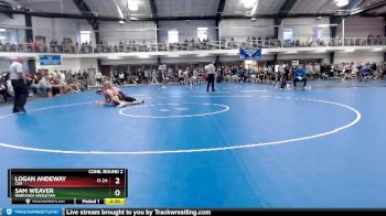 184 lbs Cons. Round 2 - Sam Weaver, Nebraska Wesleyan vs Logan Andeway, Coe