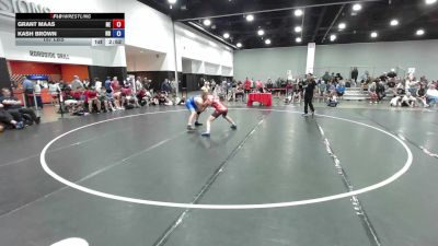 157 lbs Grant Maas, Team Nebraska vs Kash Brown, Team North Dakota