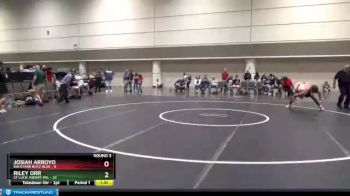 185 lbs Round 3 (6 Team) - Josiah Arroyo, Backyard Boyz Blue vs Riley Orr, St Lucie Sheriff PAL