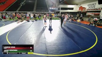 164-168 lbs Round 3 - James Keinonen, Oregon vs Landon Wing, Utah