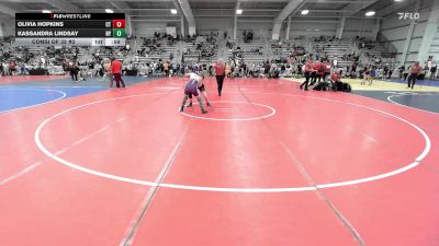 132 lbs Consi Of 32 #2 - Olivia Hopkins, CT vs Kassandra Lindsay, NY