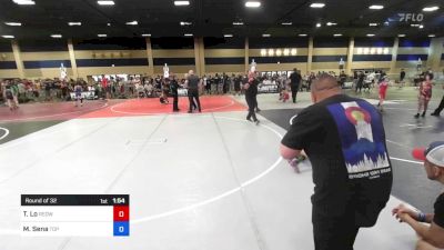 54 kg Round Of 32 - Tek Lo, Redwood WC vs Maverick Sena, Top Notch WC