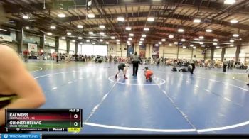 84 lbs Rd# 4- 2:00pm Friday Final Pool - Kai Weiss, Nebraska Elite vs Gunner Helwig, Crass Trained