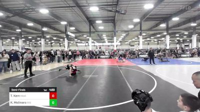 69 lbs Semifinal - Tayven Kem, Ravage WC vs Kason Molinaro, Rising Sun WC