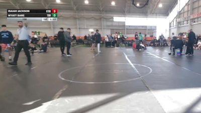 138 lbs Finals (2 Team) - Isaiah Jackson, Gettysburg vs Wyatt Bare, Team Kaizen Wrestling