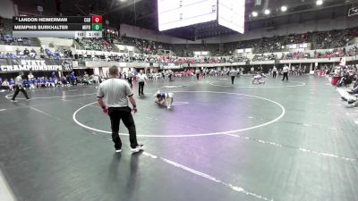120 lbs Memphis Burkhalter, Mineral Point vs Landon Heimerman, Cedar Grove-Belgium