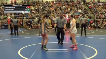 106 lbs Champ. Round 1 - Chloe Knox, Bellefontaine Chieftains vs Lilly Hudson, Logan Elm