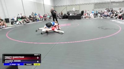 130 lbs Round 1 (8 Team) - Trinity Rakestraw, Oklahoma vs Amanda Jaeger, Kansas