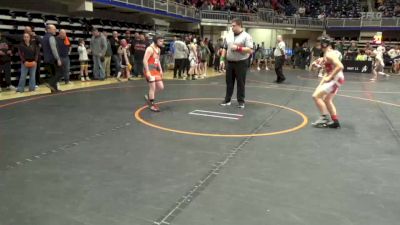 95 lbs Quarterfinal - Dominic Deriggi, Ambridge vs Evan Ross, Abington Heights