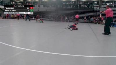 57-63 lbs Champ. Round 1 - Elijah Fay, Bulls Wrestling Club vs Isaac Glause, Decatur Lakers