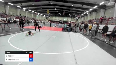 74 kg Consolation - Jace Kop, Southwest Hammers vs Kaysen Beanland, Dove Creek