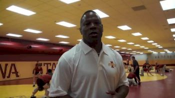 Iowa State wrestling room and sick video system