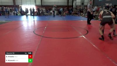 130 lbs Round Of 16 - Brady Hnasko, Yale Street vs Shane Wysocki, North Hunterdon