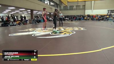 157 lbs Champ. Round 2 - Jamar Williams, West Liberty vs Alex Boukheir, Ohio Wesleyan