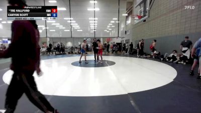 120 lbs Round 5 - Tre Hallford, Fighting Squirrels Wrestling Club vs Canyon Scott, Rigby Wrestling Club