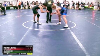 135 lbs Cons. Round 4 - Ashton Jewell, Hartland WC vs Jacob Kash, Brunswick