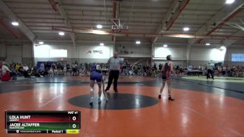 120 lbs Cons. Round 6 - Jacee Altaffer, MONTPELIER vs Lola Hunt, Liberty