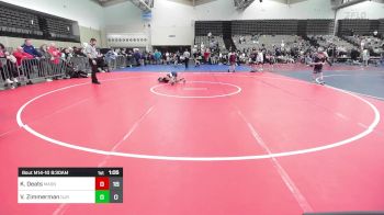 61 lbs Rr Rnd 10 - Kaison Deats, Mat Assassins White vs Vander Zimmerman, NJ Roy