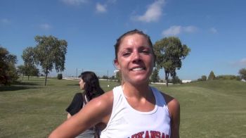 Kristina Aubert of Ark St qualifies 2nd year in a row for NCAAs  South Central Cross Country Regional Championships 2013