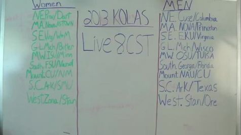Kolas Live Announcement - NCAA XC Qualifiers