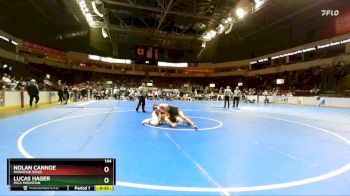 144 lbs Cons. Round 4 - Nolan Cannoe, Mountain Ridge vs Lucas Hager, Mica Mountain