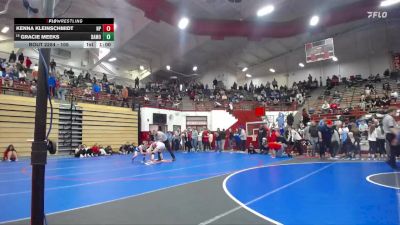 105 lbs Quarterfinal - Gracie Meeks, Franklin Central Wrestling Club vs Kenna Kleinschmidt, North Posey