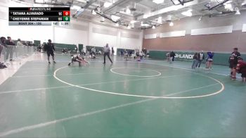 125 lbs Semifinal - Tatiana Alvarado, West Covina vs Cheyenne Stepanian, Hesperia