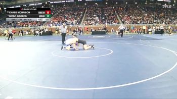 D2-120 lbs Cons. Round 2 - Chase Morrison, Hamilton HS vs Diego Orozco, Adrian HS