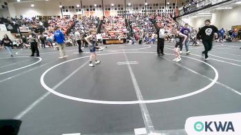 70 lbs Quarterfinal - Nash Denison, Team Tulsa Wrestling Club vs Sam Shyers, Miami Takedown Club